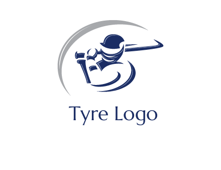 cricket batsman sports logo