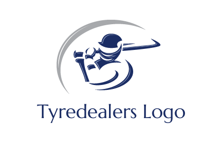 cricket batsman sports logo