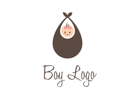 baby bib childcare logo