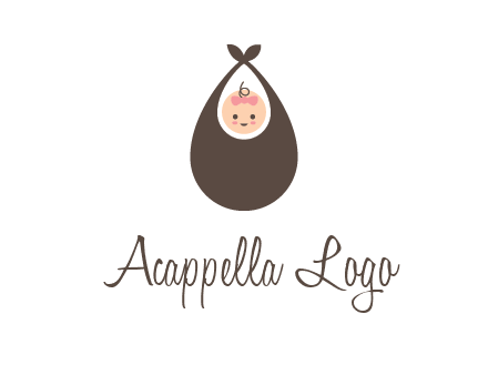 baby bib childcare logo