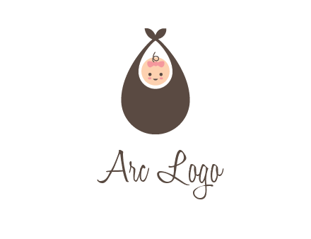baby bib childcare logo