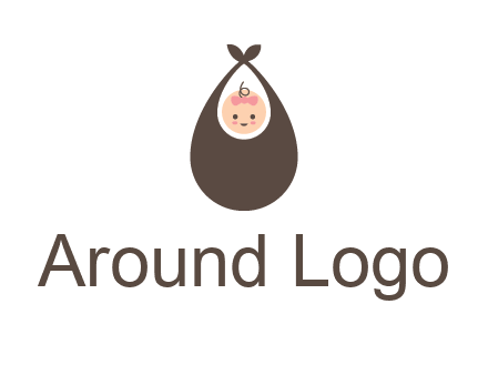 baby bib childcare logo