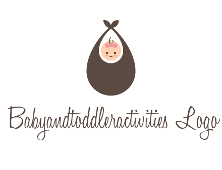 baby bib childcare logo