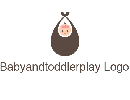 baby bib childcare logo