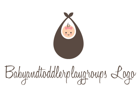 baby bib childcare logo