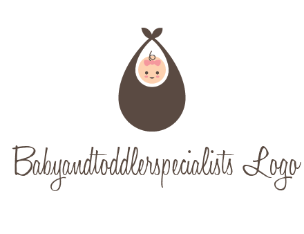 baby bib childcare logo