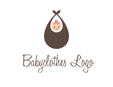 baby bib childcare logo