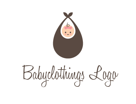 baby bib childcare logo