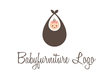 baby bib childcare logo