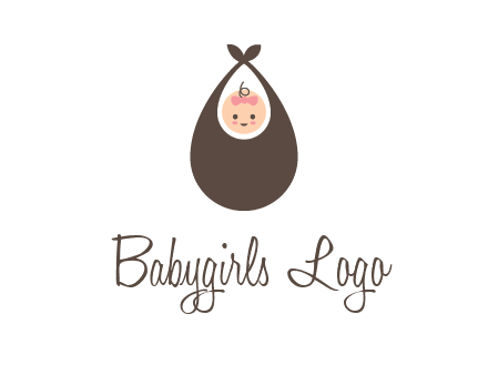 baby bib childcare logo