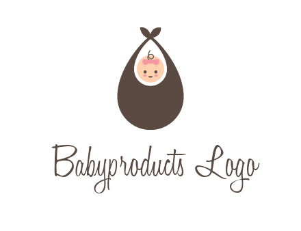 baby bib childcare logo