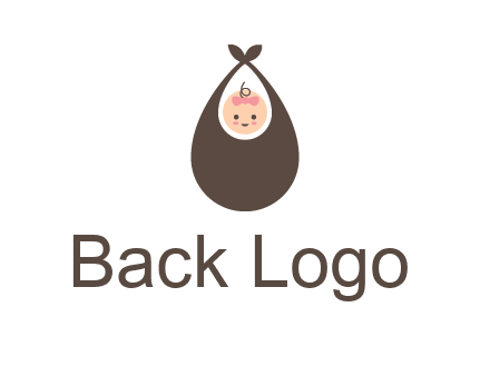 baby bib childcare logo