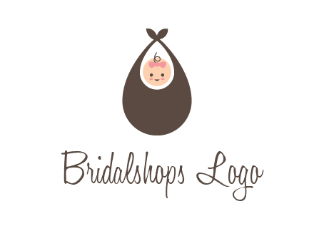 baby bib childcare logo