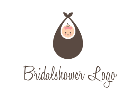 baby bib childcare logo