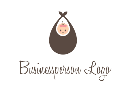 baby bib childcare logo