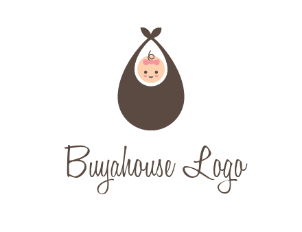 baby bib childcare logo