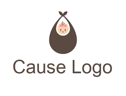 baby bib childcare logo