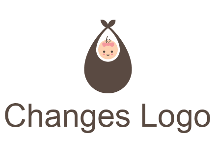baby bib childcare logo