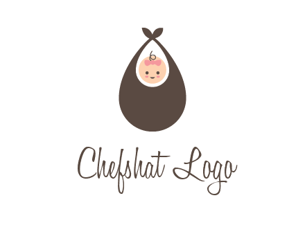 baby bib childcare logo