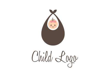 baby bib childcare logo