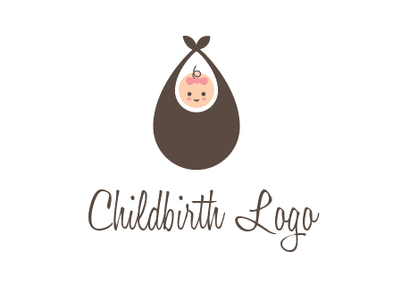 baby bib childcare logo