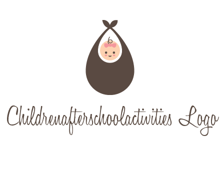 baby bib childcare logo