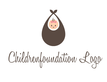 baby bib childcare logo