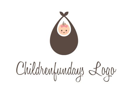 baby bib childcare logo