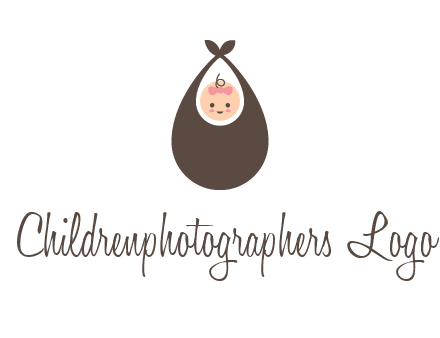 baby bib childcare logo