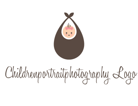 baby bib childcare logo
