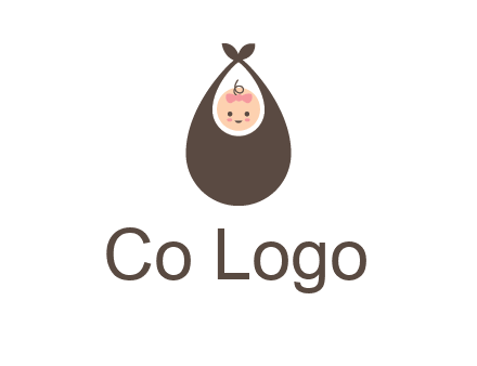baby bib childcare logo