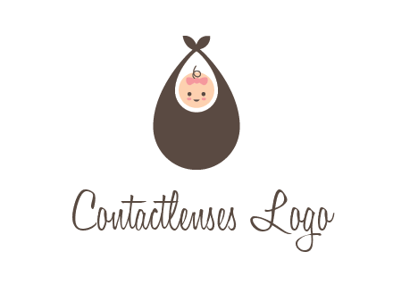 baby bib childcare logo