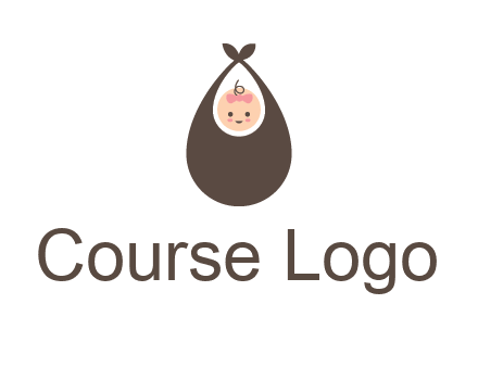 baby bib childcare logo