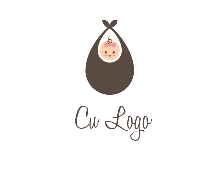 baby bib childcare logo
