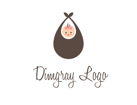 baby bib childcare logo
