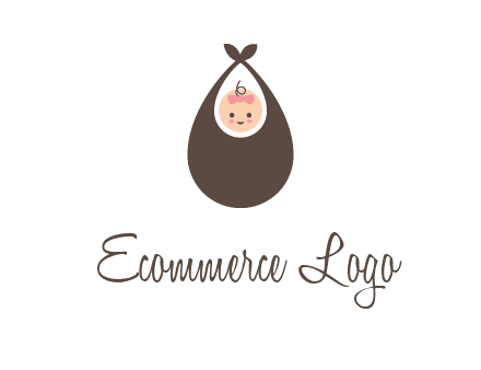 baby bib childcare logo
