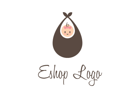baby bib childcare logo