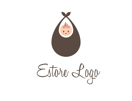 baby bib childcare logo