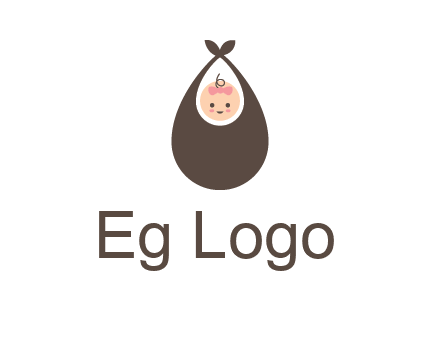 baby bib childcare logo