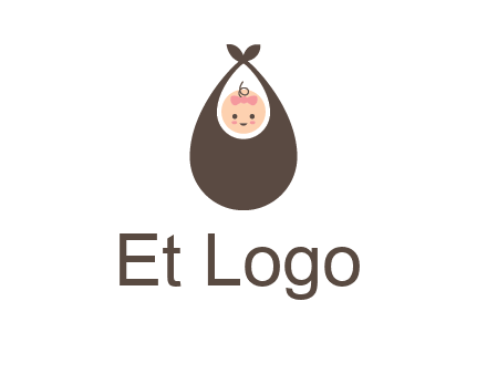 baby bib childcare logo