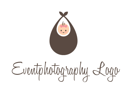 baby bib childcare logo