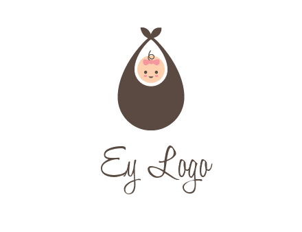 baby bib childcare logo