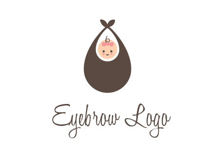 baby bib childcare logo
