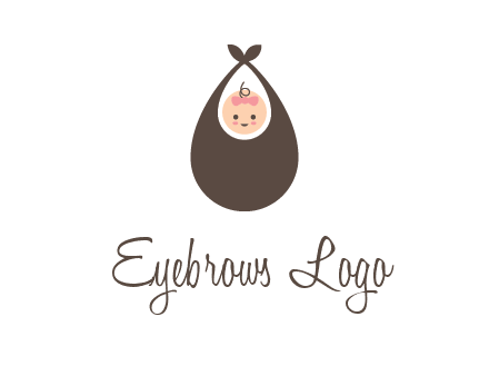 baby bib childcare logo
