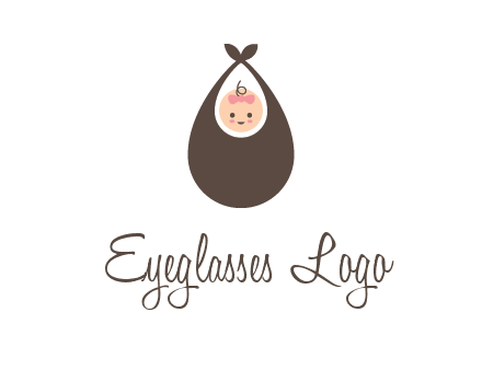 baby bib childcare logo