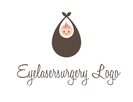 baby bib childcare logo