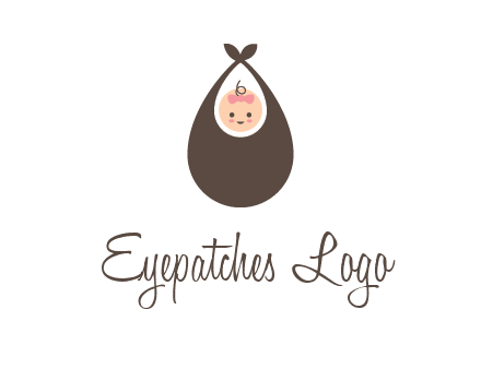 baby bib childcare logo