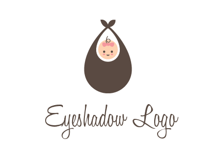 baby bib childcare logo