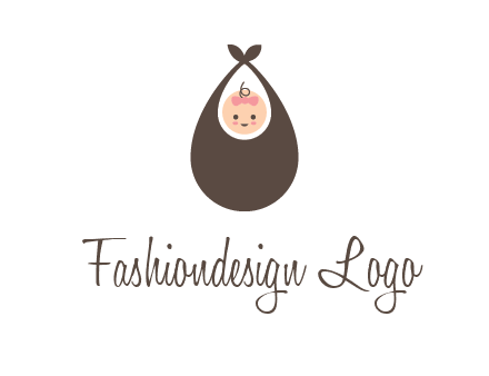 baby bib childcare logo