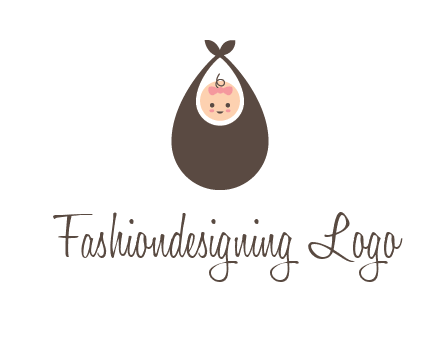 baby bib childcare logo